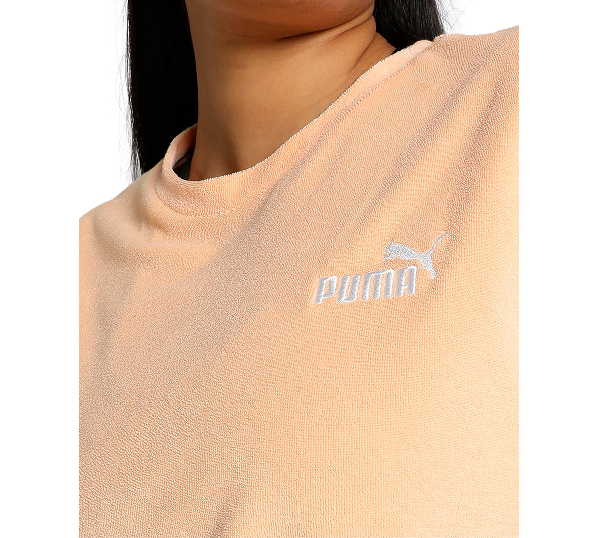 Puma Women's Essential Terry Cloth T-Shirt