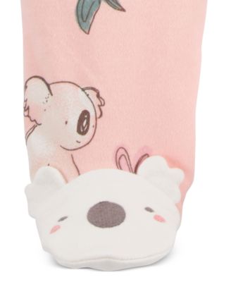 Baby Boys and Baby Girls 2-Way Zip Sleep and Play Coverall