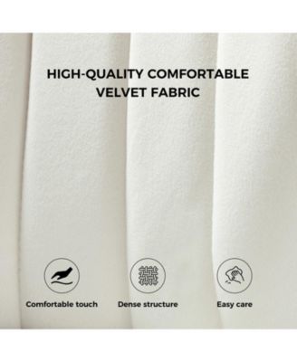 Aruna Velvet Side Chair with Metal Legs