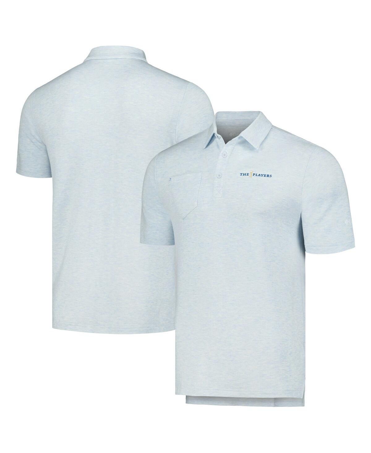 Shop Columbia Men's Light Blue The Players Omni-shade Clubhead Polo
