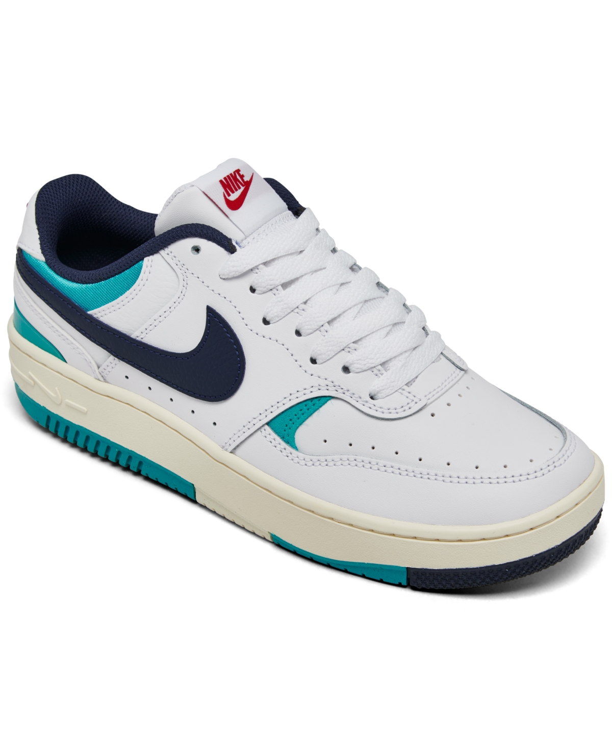 Women's Gamma Force Casual Sneakers from Finish Line Clone - Dusty Cactus/White
