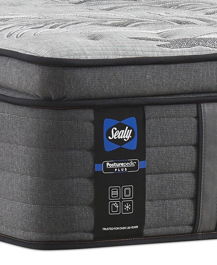 Sealy Posturepedic Castlewood 14 quot Soft Euro Pillowtop Mattress Twin