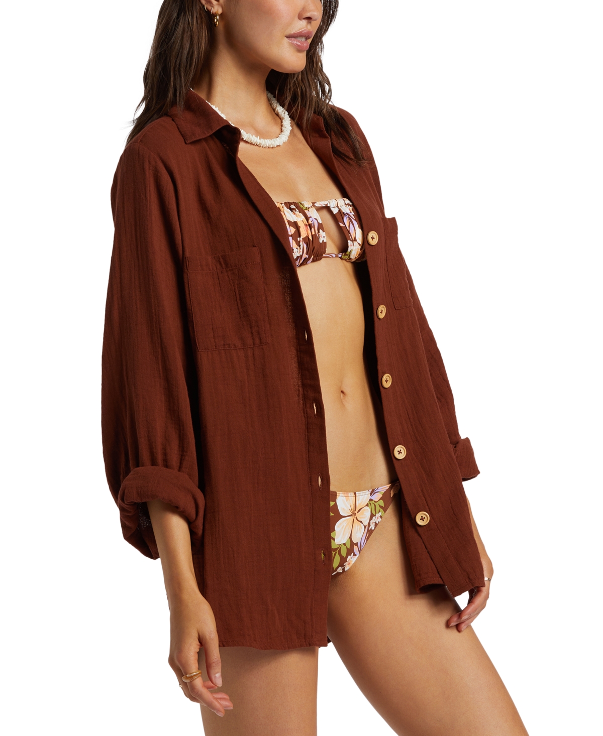 Billabong Juniors' Swell Crinkled Blouse