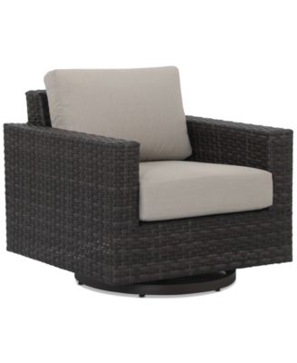 CLOSEOUT! Ember Outdoor Swivel Chair, Created for Macy's