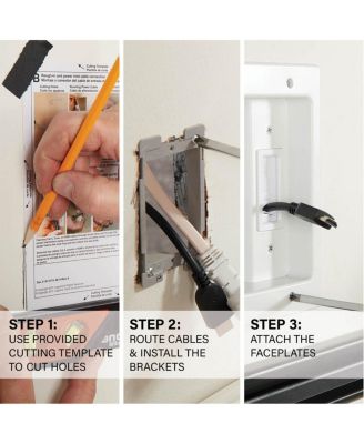 SA-IWP1 In-Wall TV Power and Cable Management Kit