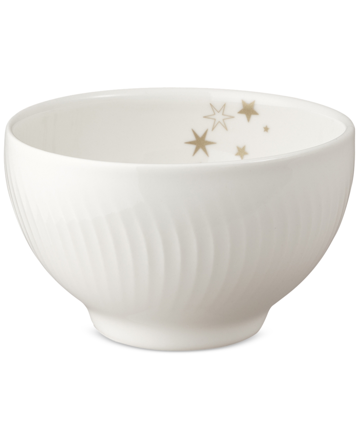 Arc Collection Stars Porcelain Small Bowl - White