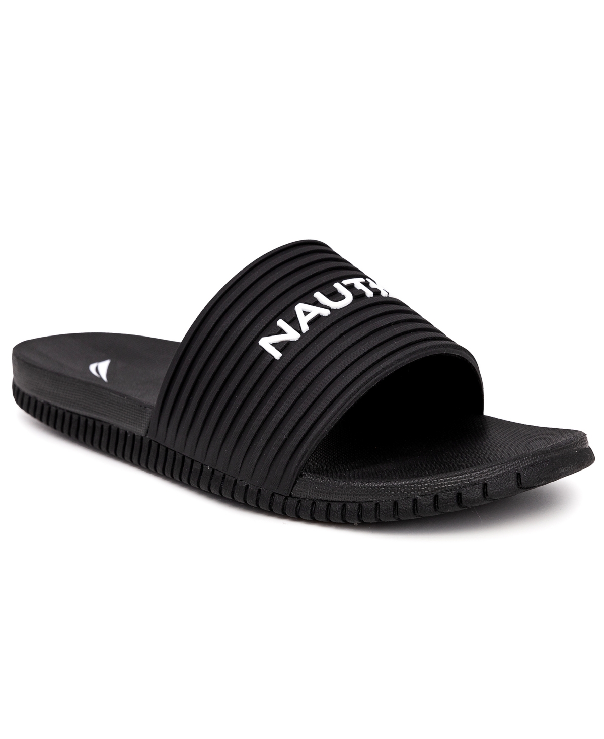 Mens Mauro Open Toe Pool Slide - Black