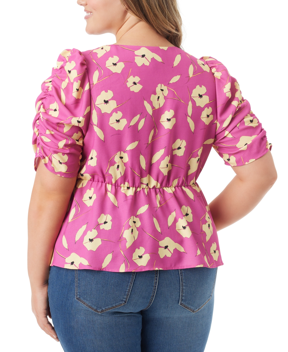 Jessica Simpson Trendy Plus Size Jensine Empire Blouse