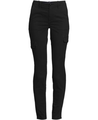 Petite Mid Rise Slim Cargo Chino Pants