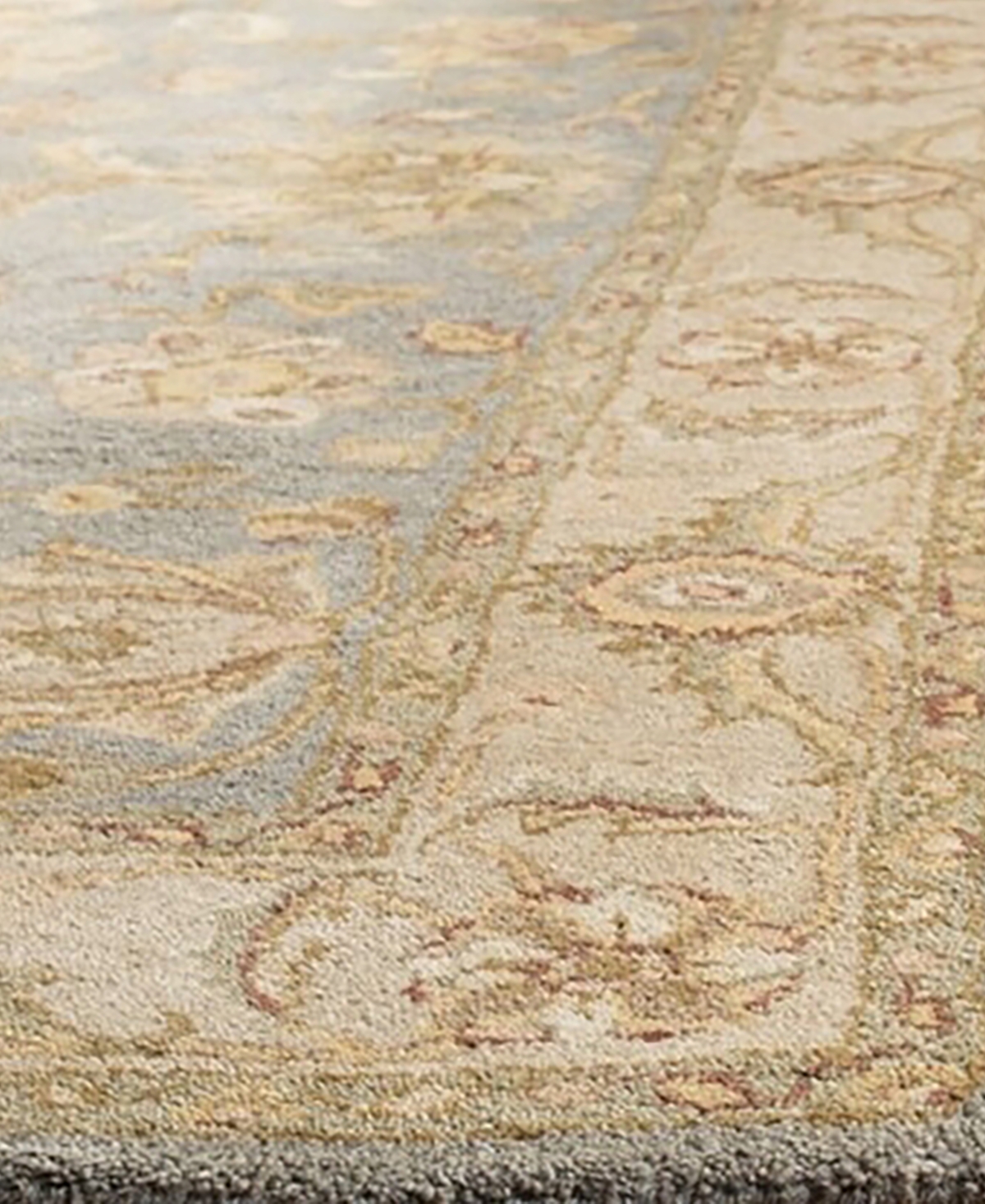 Safavieh Antiquity At312and Beige 4' Area Rug - Blue