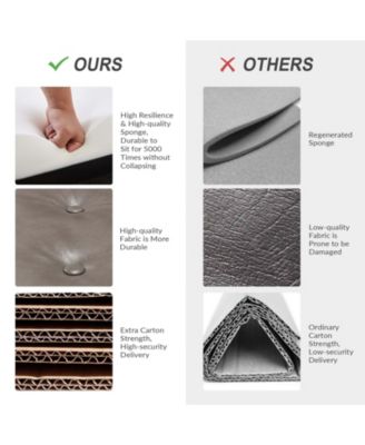 Modern Faux Leather Accent Chair for Living Room Bedroom