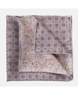 Men's Pascal - Double Sided Silk Pocket Square for Men