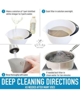 Reusable Pour Over Coffee Filter - Flexible Stainless Steel Mesh Coffee Filter Reusable - Filter #4