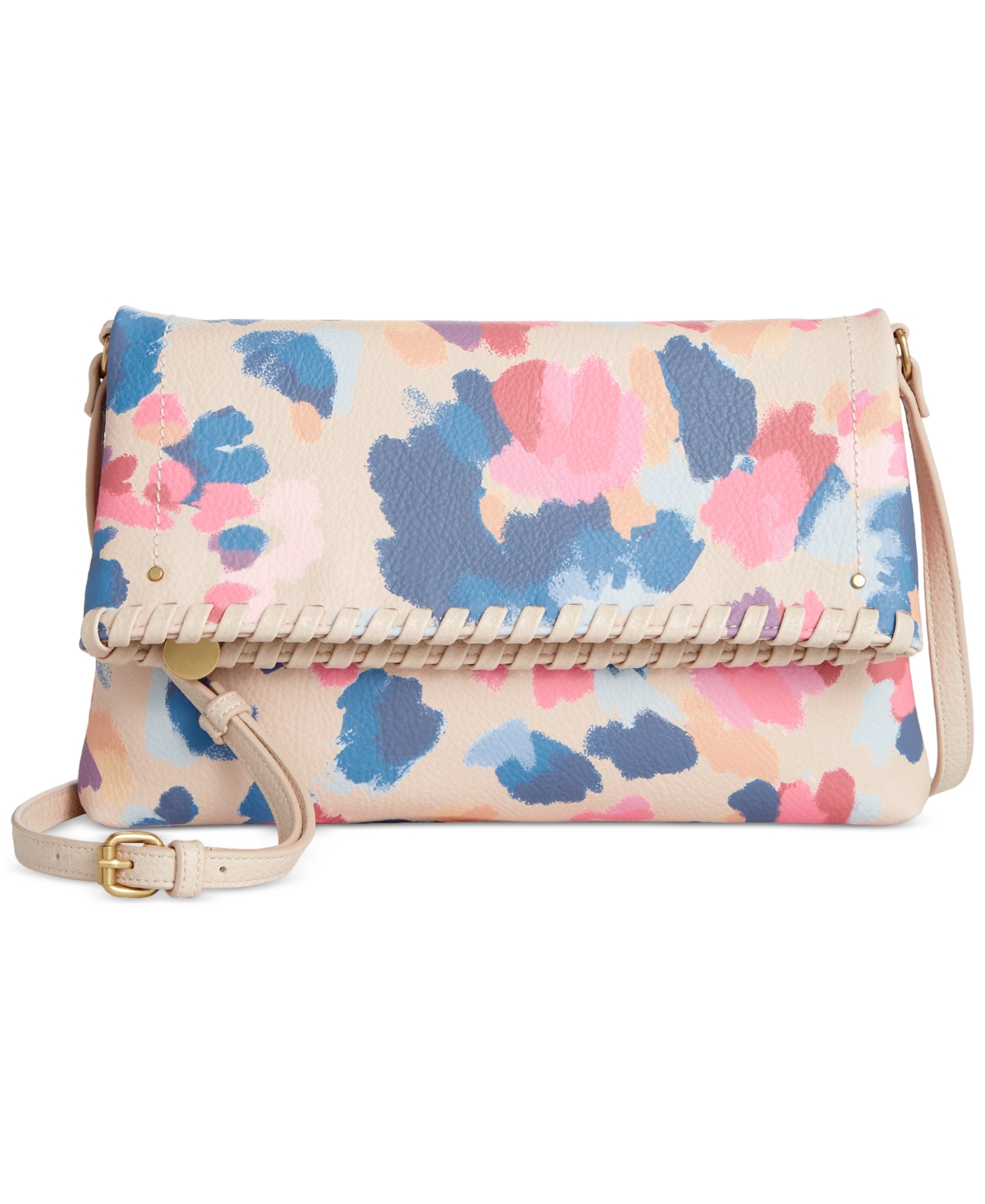 Whipstitch East West Flap Crossbody, Created for Macy's - Dream Dye Print