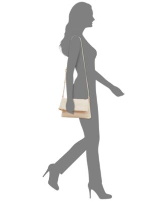 Whipstitch East West Flap Small Crossbody, Exclusively at Macy's 