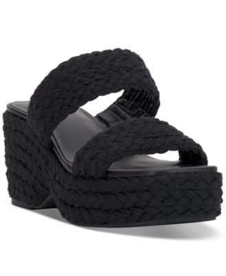 On 34th - Women's Norina Woven Two Band Wedge Sandals
