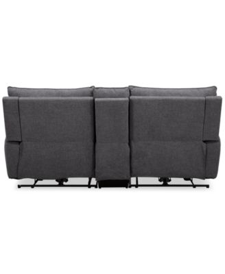 Olper 3-Pc. Fabric Zero Wall Sofa with 2 Power Recliners and 1 Console