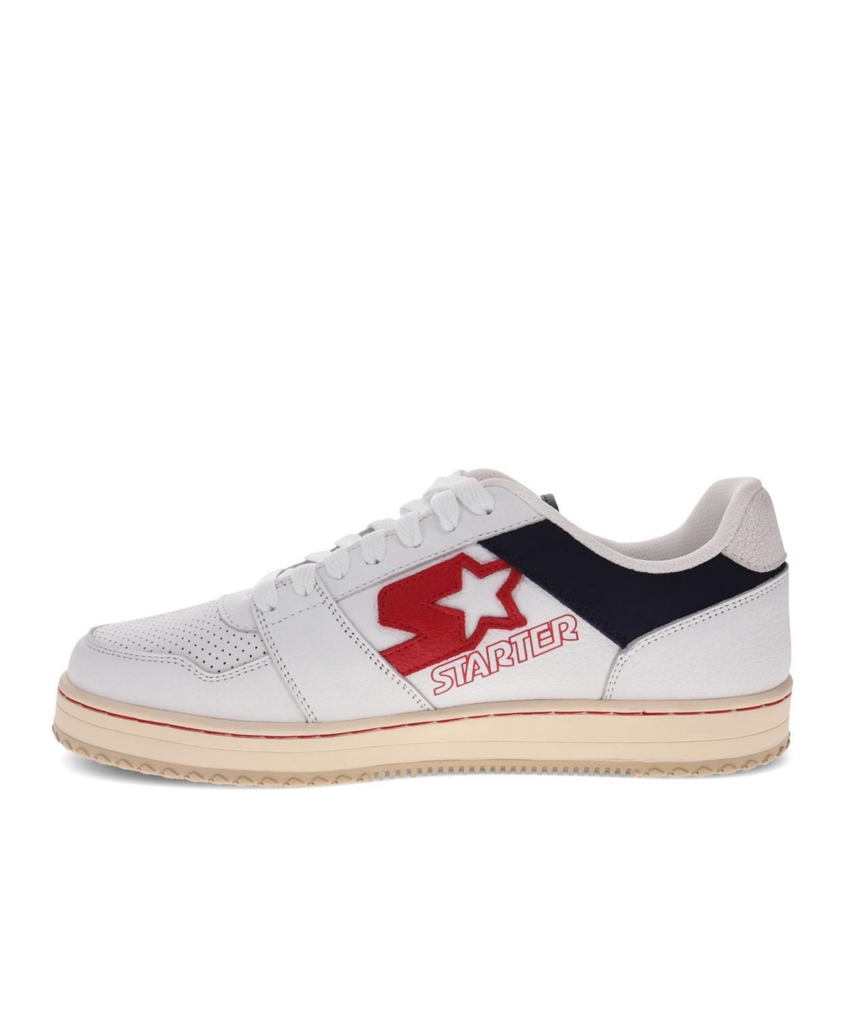 Shop Starter Men's Lfs 1 Tm Sneaker In White,navy