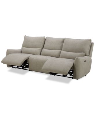 Olper 3-Pc. Fabric Zero Wall Sofa with 2 Power Recliners Chairs, Created for Macy's	