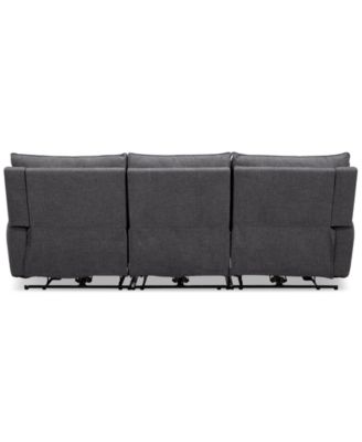 Olper 3-Pc. Fabric Zero Wall Sectional Power Motion Sofa, Created for Macy's	