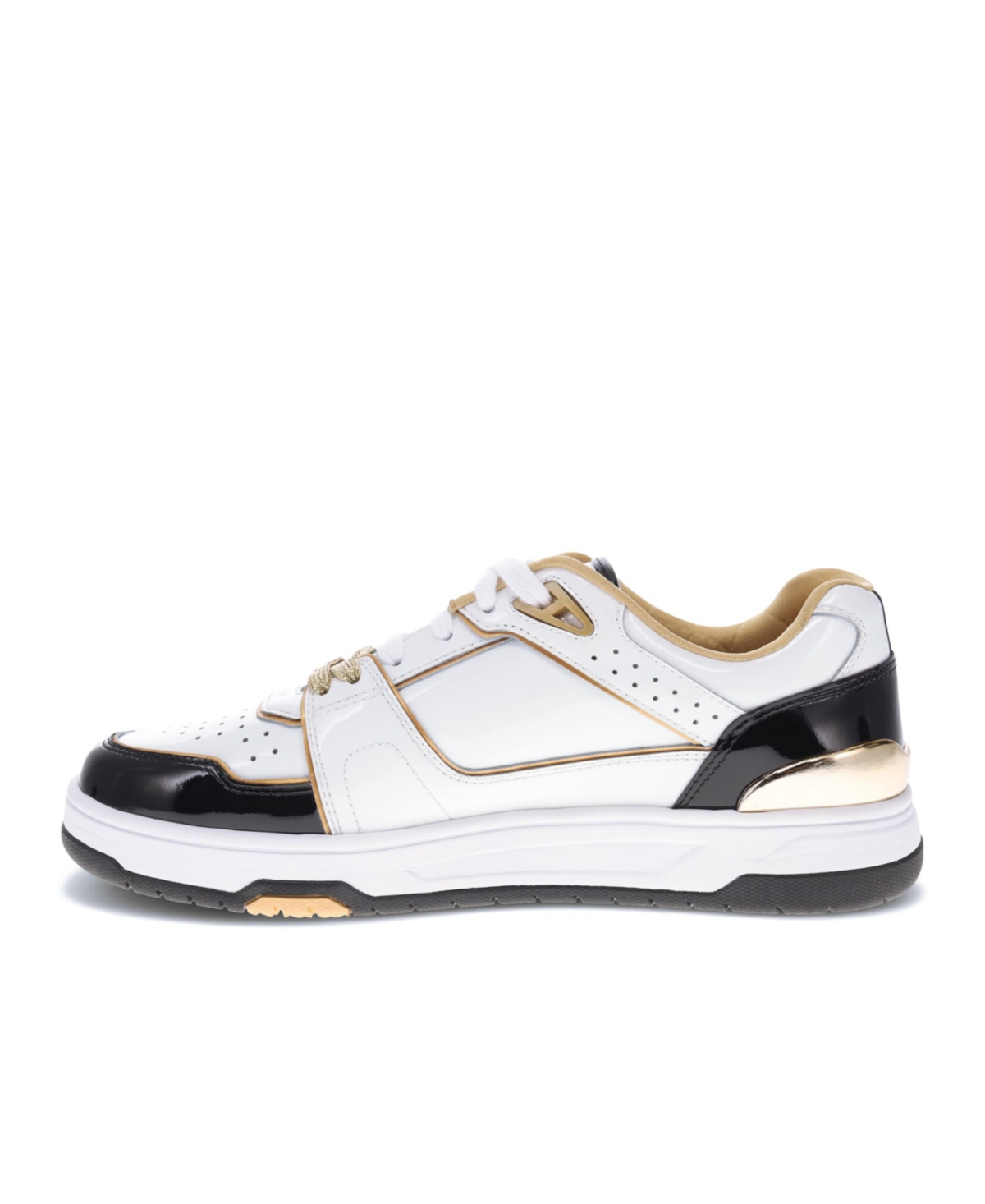 Starter Men's Fastbreak Ty Mopking Gold Bells Sneaker - White-Navy-Yellow