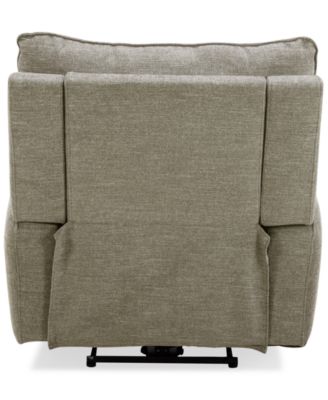 Olper Zero Wall Fabric Recliner, Created for Macy's