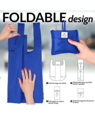 5 Pack 50 Pound Reusable Grocery Bags - Reusable Bags With Handles