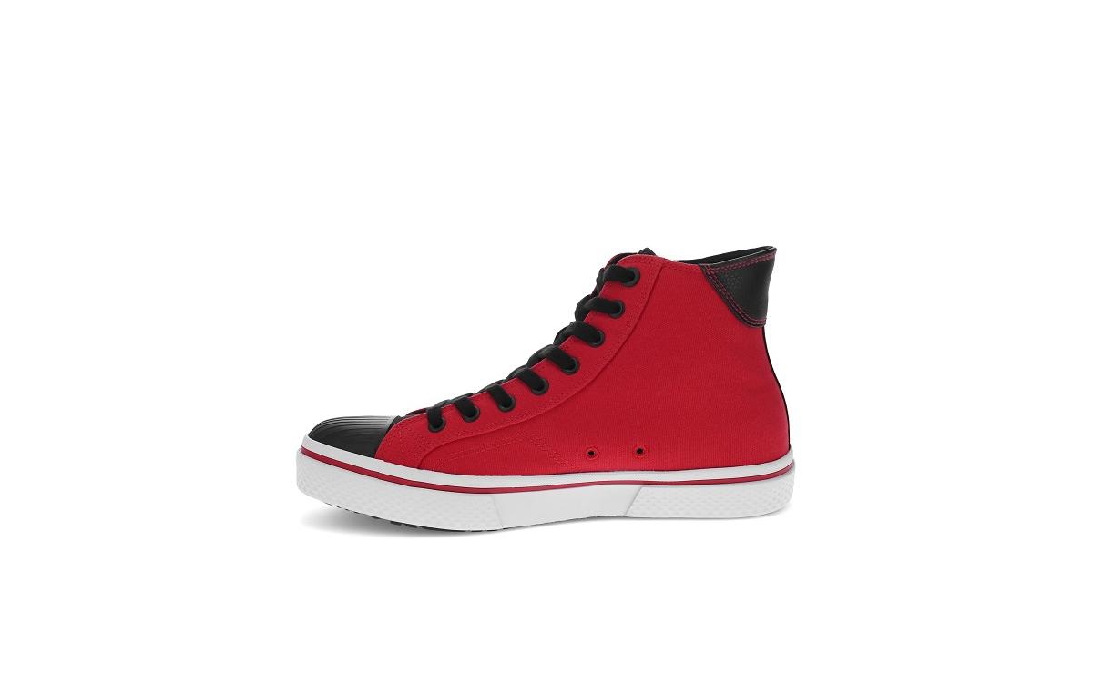 Shop Starter Men's Tradition Hi Sneaker In Red,black