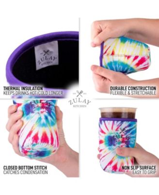 Reusable Neoprene Medium Coffee Sleeve – Fits 22oz to 24oz Iced Cups