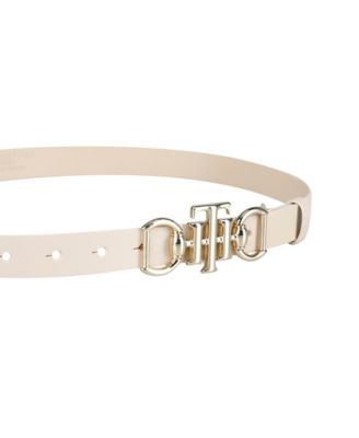 Women's Skinny Double Ended Horsebit Buckle Dress Casual Belt