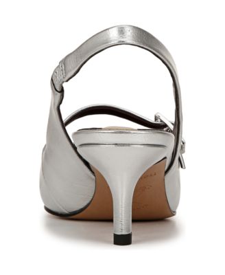 Women's Khloe Pointed Toe Kitten Heel Slingback Pumps