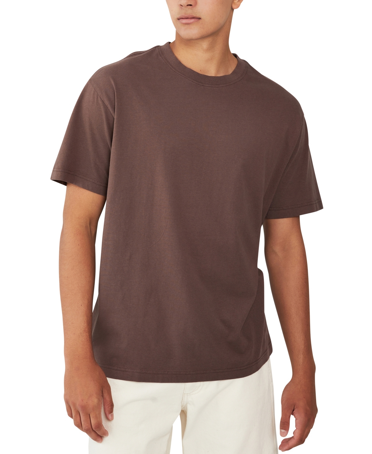 Shop Cotton On Men's Loose Fit T-shirt In Brown