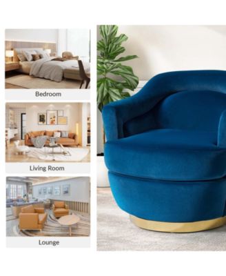Modern Round Accent Chair for Living Room Bedroom