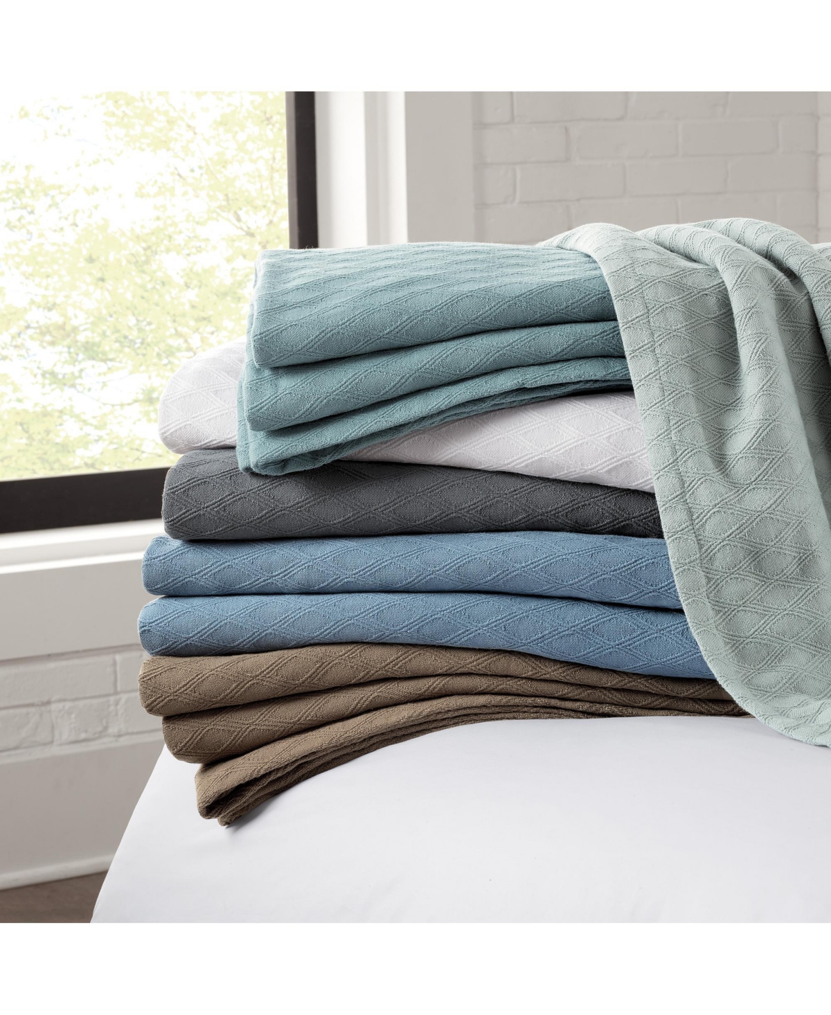 Aston and Arden Tencel Lyocell Bed Blanket, Bed Size 108x90 in. (Color Options) - Premium Eucalyptus and Cotton All Season Heavy Weight Soft and