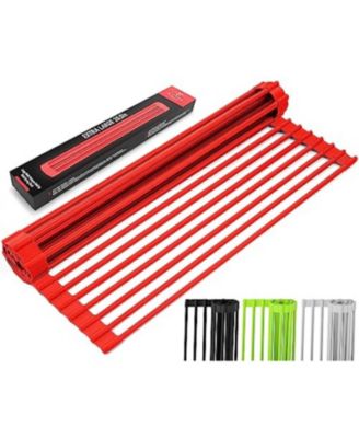 Multipurpose Heavy-Duty Silicone Roll Up Sink Drying Rack