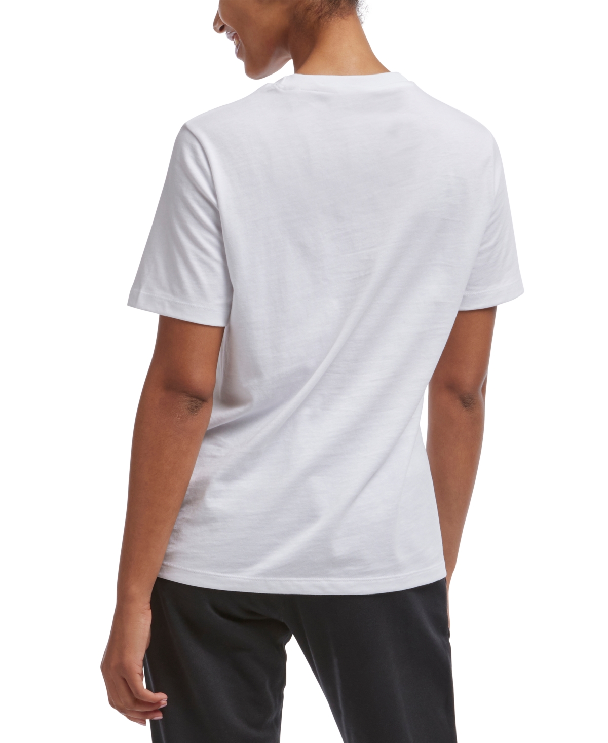 Reebok Women's Logo-Print Crewneck T-Shirt