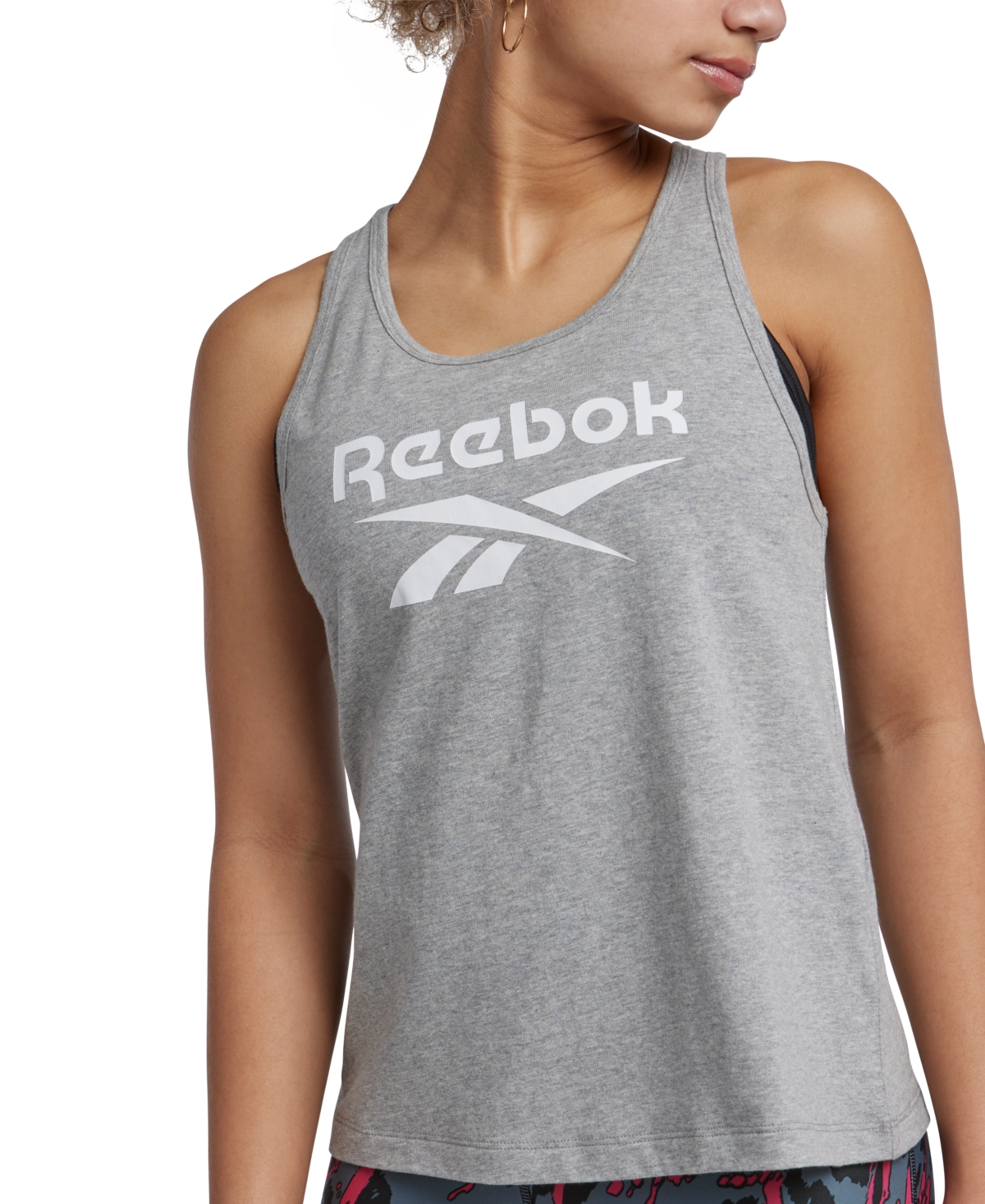 Reebok Women's Identity Cotton Big Logo Tank Top