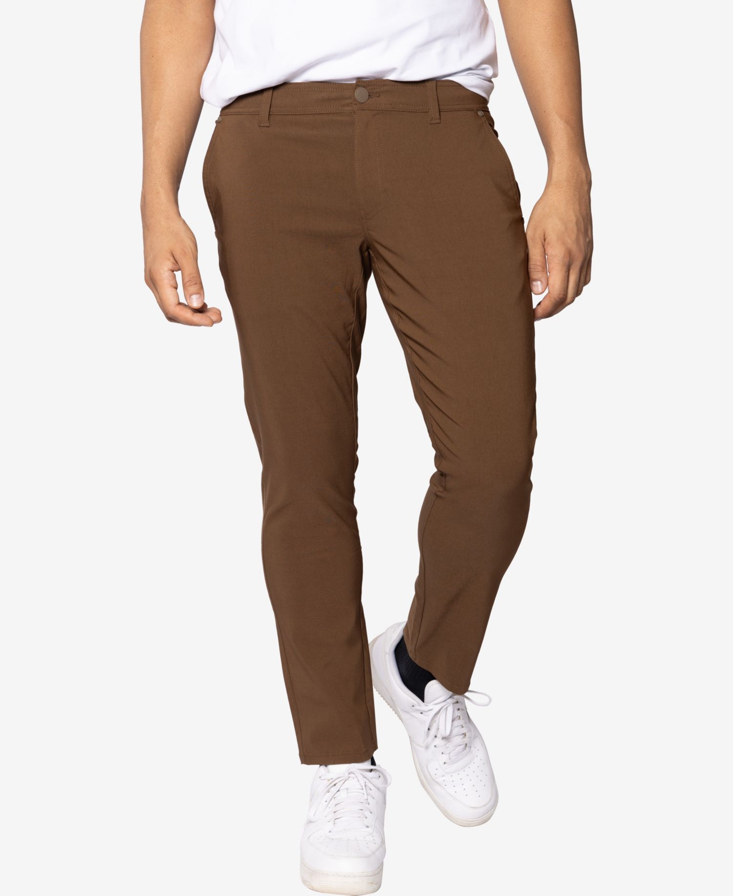 Men's Trouser Slit Patch Pocket Nylon Pants