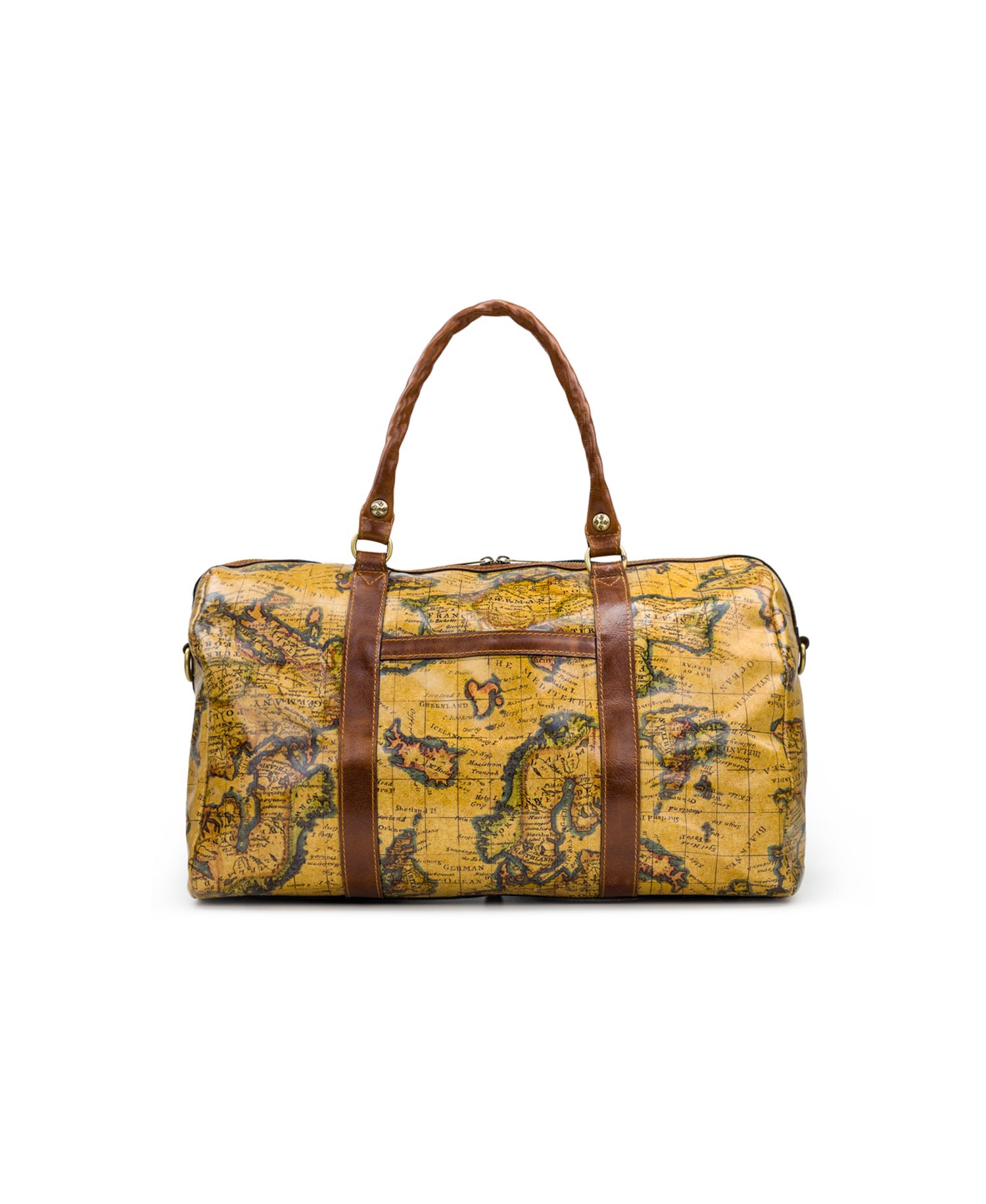 Milano Weekender Leather Duffel Bag