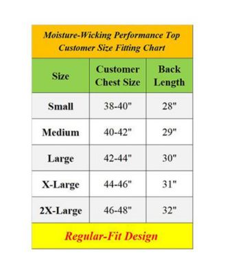 Men's Long Sleeve Moisture-Wicking Performance Crew Neck Tee -5 Pack