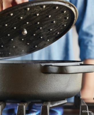 Disney Monochrome 3 Quart Cast Iron Shallow Casserole
