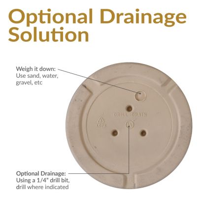 Indoor/Outdoor Patio, Garden, or Porch Weather-Resistant Franklin Flower Pot Planter - 20"