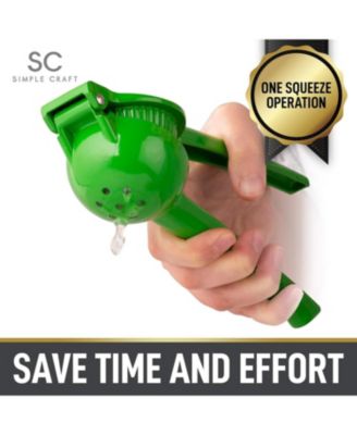 Handheld Manual Lemon Squeezer - Premium Single Bowl Citrus Juicer