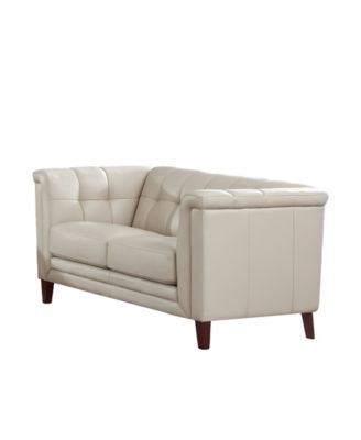 Arvo 62" Top Grain Leather Loveseat