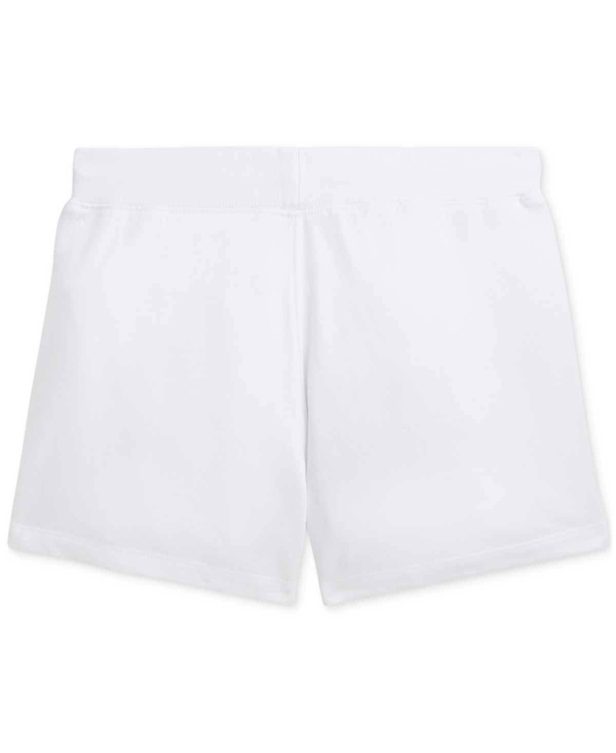 Shop Polo Ralph Lauren Big Girls Logo French Terry Shorts In White