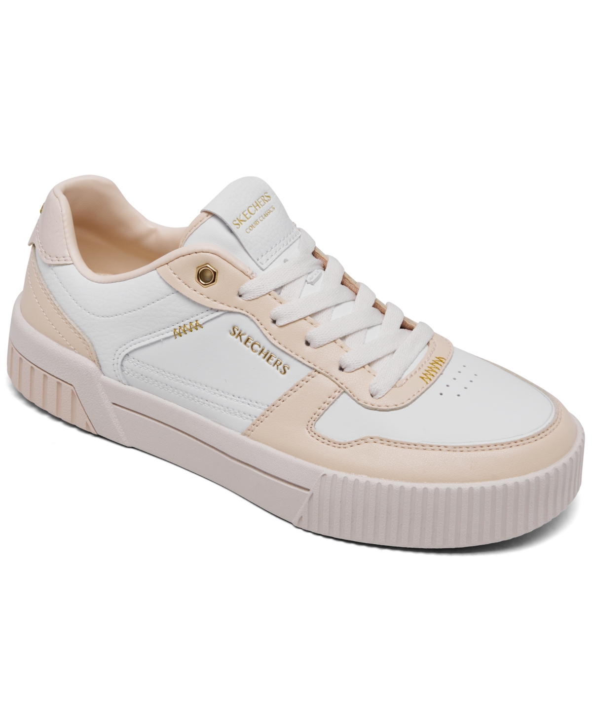 Women's Jade - Best In Class Casual Sneakers from Finish Line - White/pink
