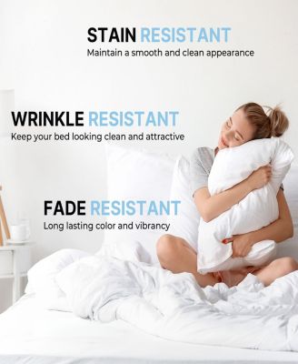 Pillowcase Set of 4 Soft Double Brushed Microfiber - Queen