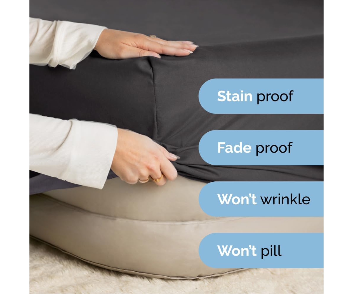 Cgk Unlimited Extra Deep Pocket 18 - 24 Inch Microfiber Fitted Sheet -