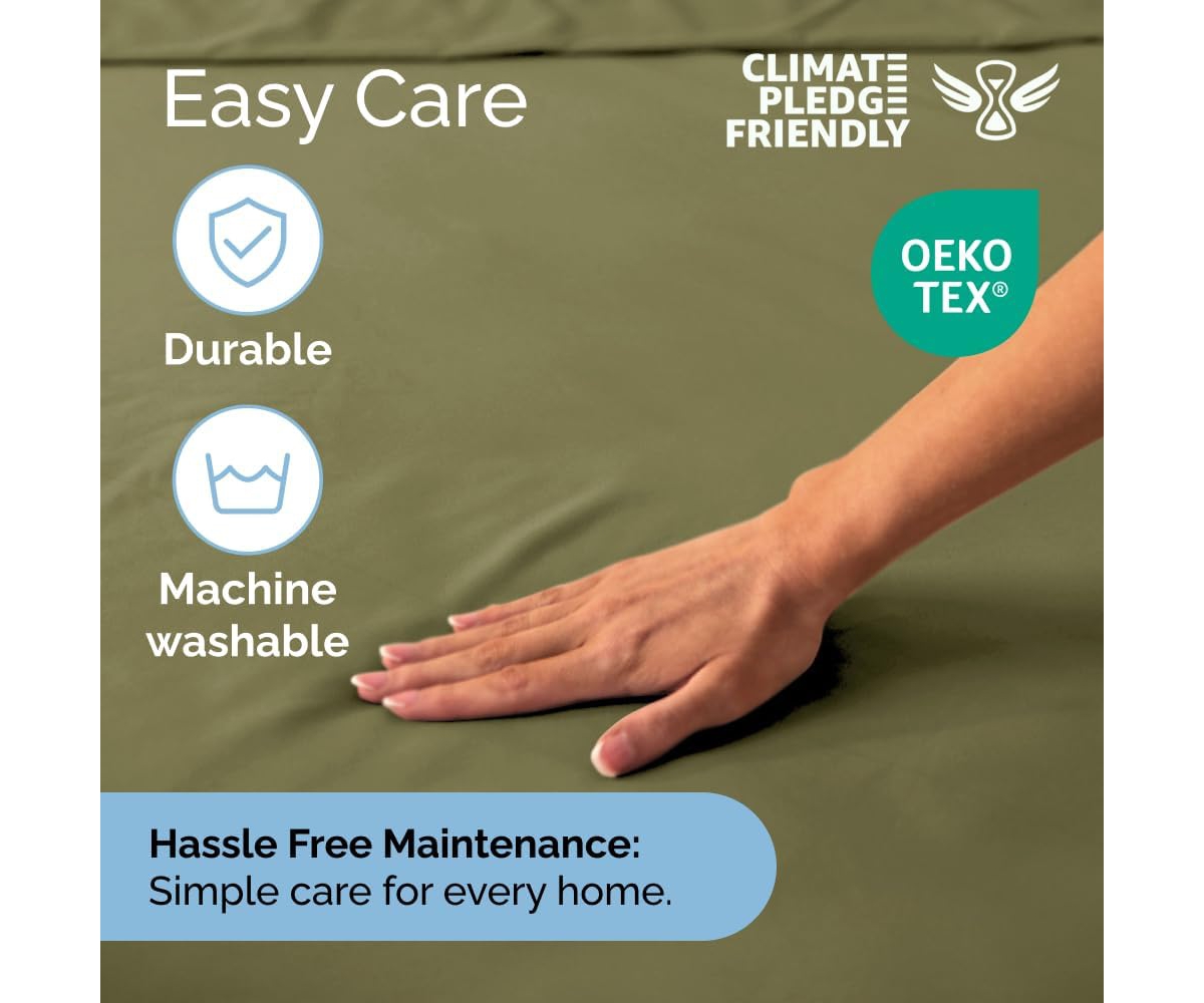 Cgk Unlimited Extra Deep Pocket 18 - 24 Inch Microfiber Fitted Sheet -
