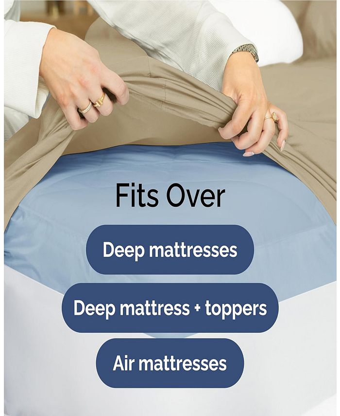 CGK Unlimited 3 Piece Extra Deep Pocket Microfiber Sheet Set Twin